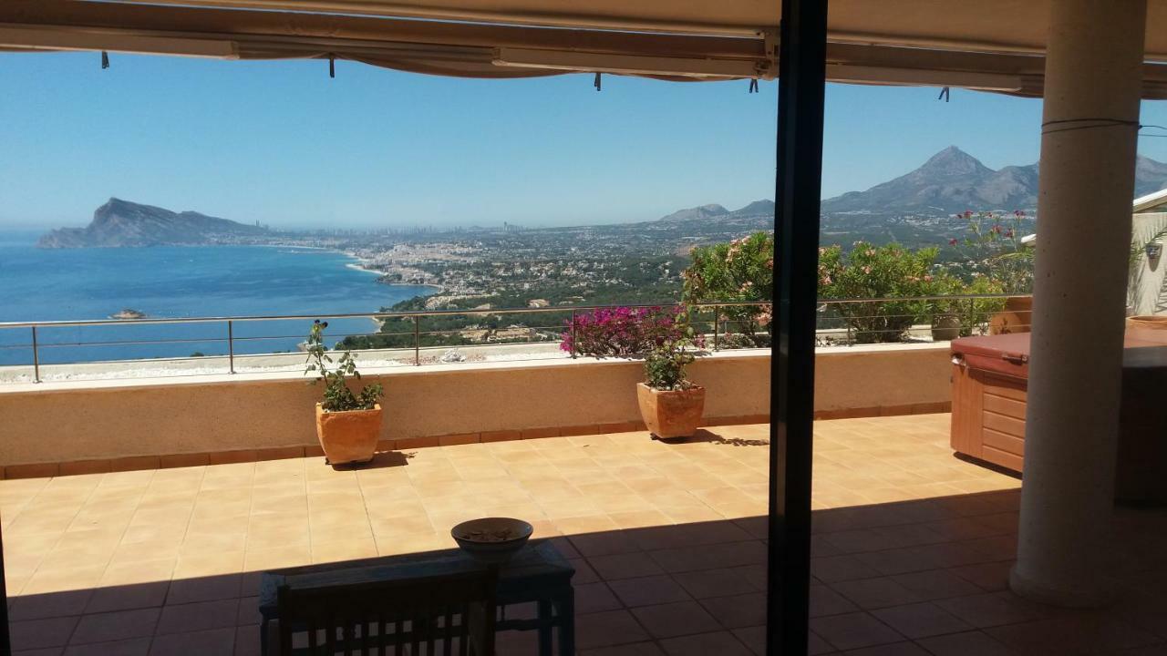 Atico Soleado Con Terraza, Jacuzzi Privado Y Vistas Al Mar Apartman Altea Kültér fotó